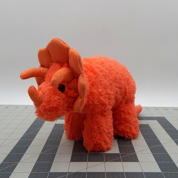 Manhattan Toy Little Jurassics Rory Pink Dinosaur Triceratops Plush Stuffed - Picture 1 of 12